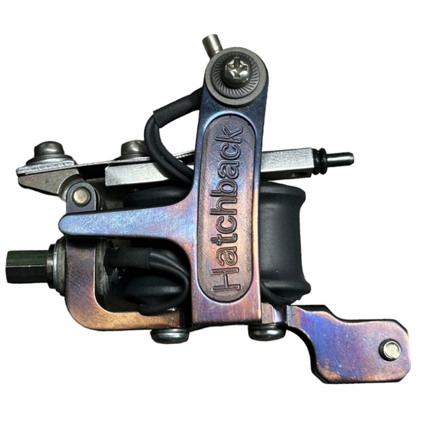 Hatchback Irons Tattoo Machine - Spider Liner (Blued) – Saltwater Hatchback Irons Tattoo Machine - Spider Liner (Blued) – Saltwater