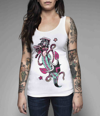 Saltwater Tattoo Supply Woman's Tee - Mermaid