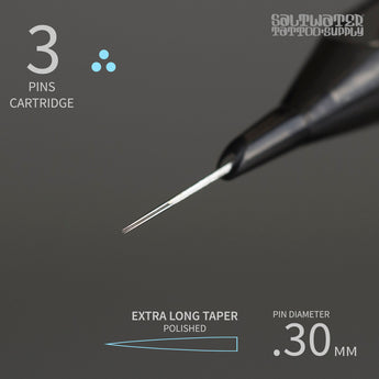 3 Cartridge Tips - Bugpin Round Liners