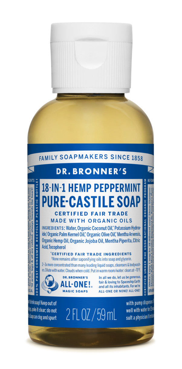 dr bronner's peppermint castile soap insecticide Dr Bronner's Peppermint Castile Liquid Soap