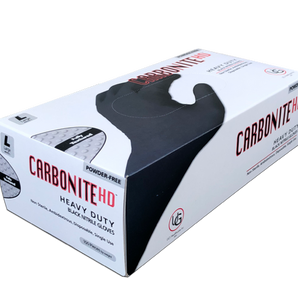 Nitrile Exam Gloves - Carbonite Heavy Duty