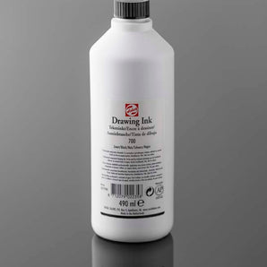 Talens Black - Black Tattoo Ink 16oz bottle
