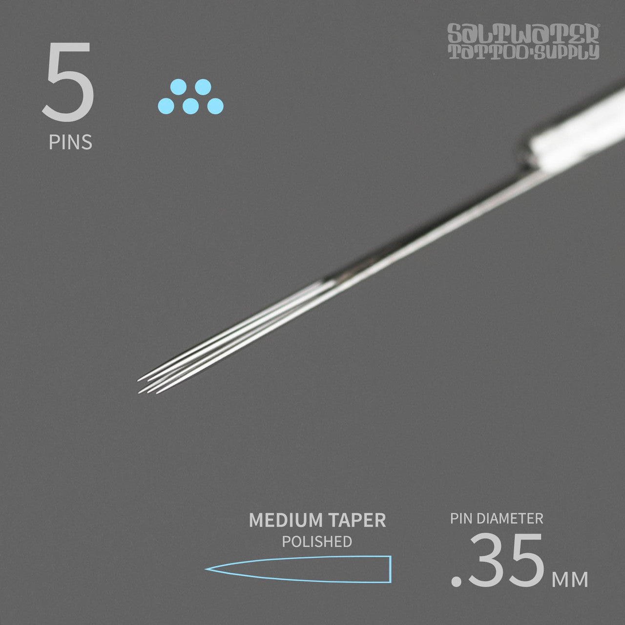 Magnum Shaders (Med Taper) - On Bar – Saltwater Tattoo Supply